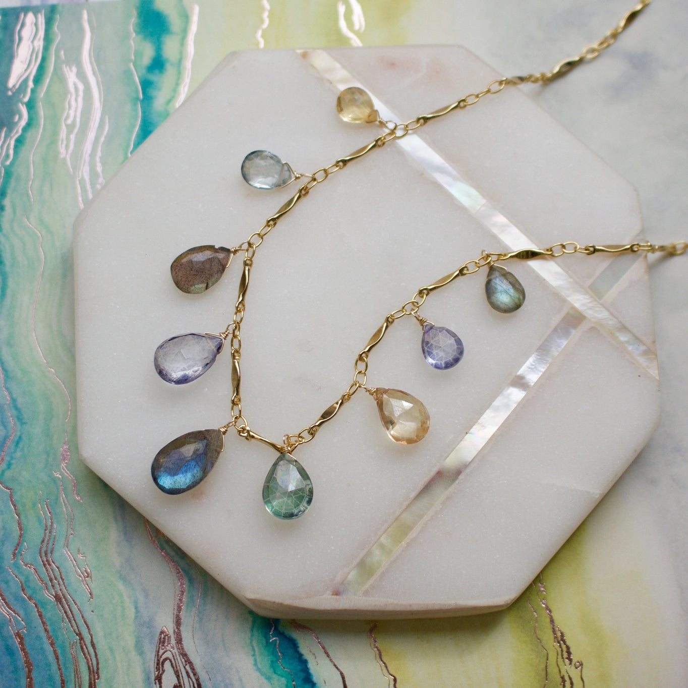 Joy Necklace in Mystic Ice