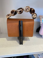 Load image into Gallery viewer, The Nica Leather Clutch in Cognac
