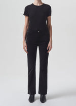 Load image into Gallery viewer, Nico Velvet Bootleg Pant in Beetle
