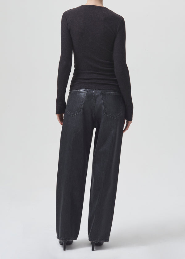 Delphi Slim Tee in Pasha