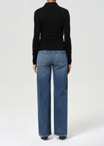 Load image into Gallery viewer, Harper Mid Rise Relaxed Straight Jean in Enroll
