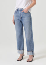 Load image into Gallery viewer, Fran Low Slung Easy Straight Jean in Invention
