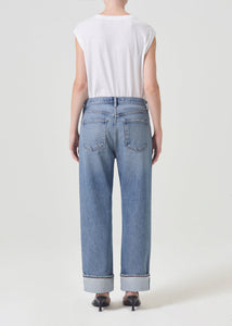 Fran Low Slung Easy Straight Jean in Invention