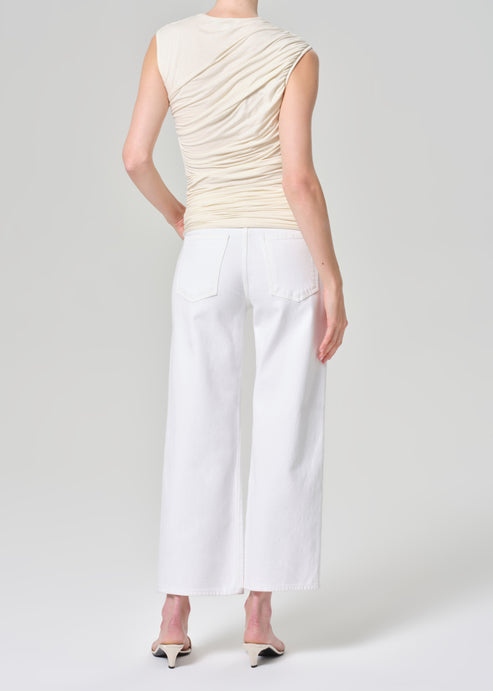 Harper Crop Jean in Sour Cream