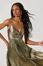 Load image into Gallery viewer, Blythe Dress in Black Gold

