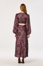 Load image into Gallery viewer, Quinn Dress in Plum Floral
