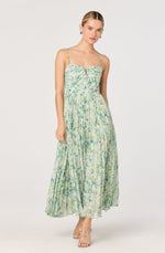 Load image into Gallery viewer, Bayley Dress in Green Floral
