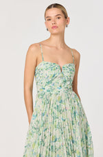 Load image into Gallery viewer, Bayley Dress in Green Floral
