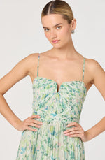 Load image into Gallery viewer, Bayley Dress in Green Floral
