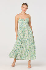 Load image into Gallery viewer, Bayley Dress in Green Floral
