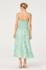 Load image into Gallery viewer, Halcyon Dress in Green Floral
