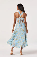 Load image into Gallery viewer, Samantha Dress in Blue Floral
