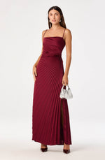 Load image into Gallery viewer, Paulette Dress in Wine

