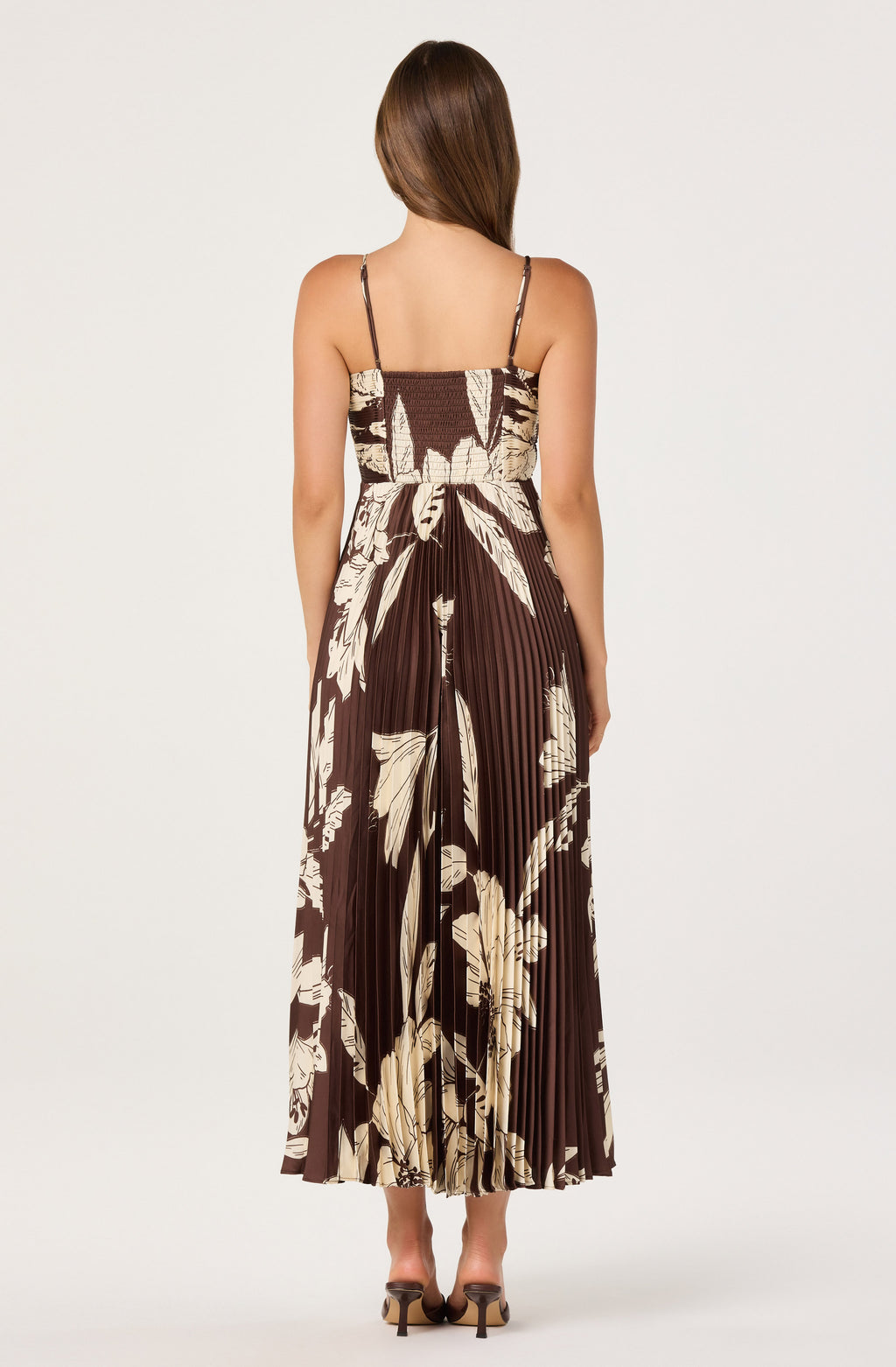 clea brown dress in Floral Rove Studio Women 2