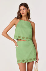 Load image into Gallery viewer, Taniya Top in Green
