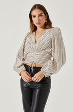 Load image into Gallery viewer, Braydon Top in Silver
