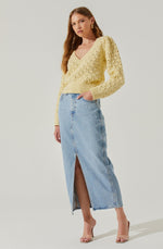 Load image into Gallery viewer, Bianca Sweater in Yellow
