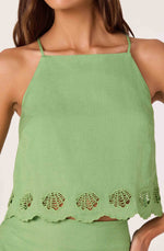 Load image into Gallery viewer, Taniya Top in Green
