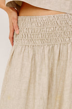 Load image into Gallery viewer, Alessa Skirt in Heathered Flax
