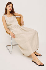 Load image into Gallery viewer, Alessa Skirt in Heathered Flax

