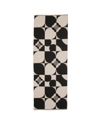 Load image into Gallery viewer, Geometric Flower Scarf in Black
