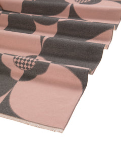 Geometric Flower Scarf in Pink