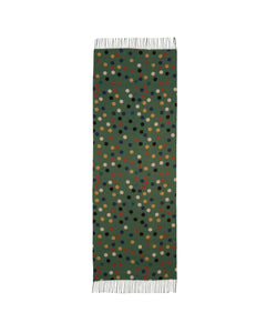 Multi Colored Polka Dot Scarf in Green