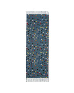 Load image into Gallery viewer, Multi Colored Polka Dot Scarf in Ottanio Blue
