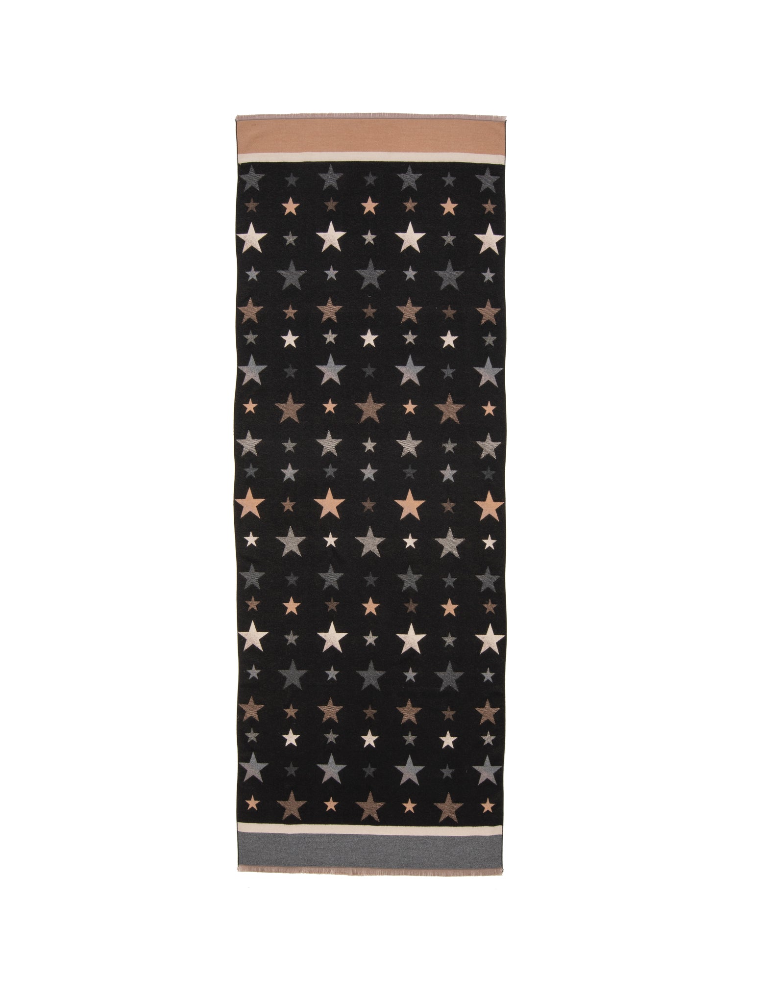 Multi Colored Polka Dot Scarf in Black