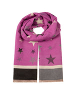 Load image into Gallery viewer, Stars Scarf in Purple
