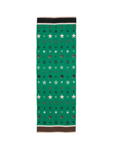 Stars Scarf in Green