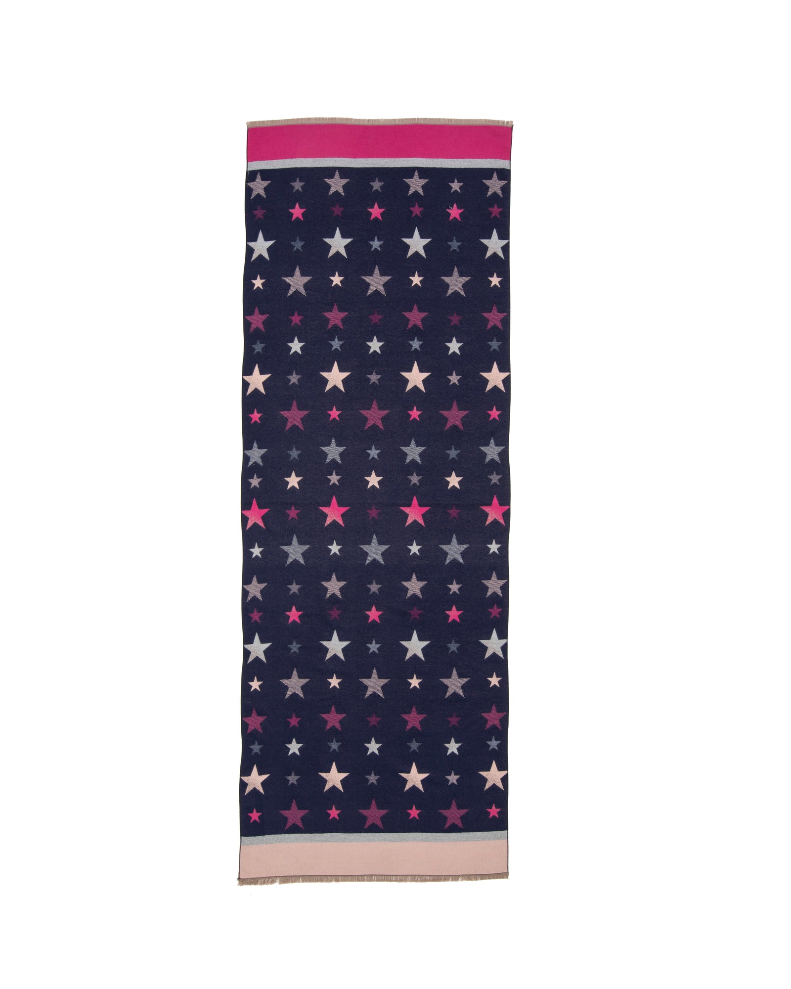 Stars Scarf in Navy