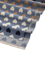 Load image into Gallery viewer, Hearts Scarf in Blue
