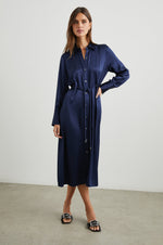 Load image into Gallery viewer, Anina Dress in Navy
