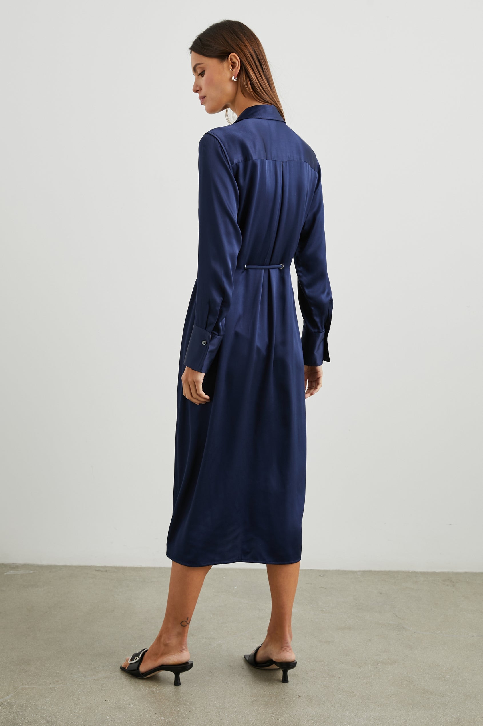 Anina Dress in Navy