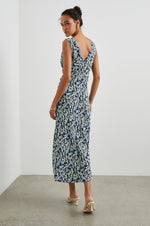 Load image into Gallery viewer, Audrina Dress in Midnight Meadow Floral
