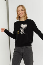 Load image into Gallery viewer, Snoopy Mummy Sweater in Black
