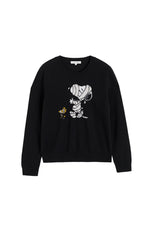 Load image into Gallery viewer, Snoopy Mummy Sweater in Black
