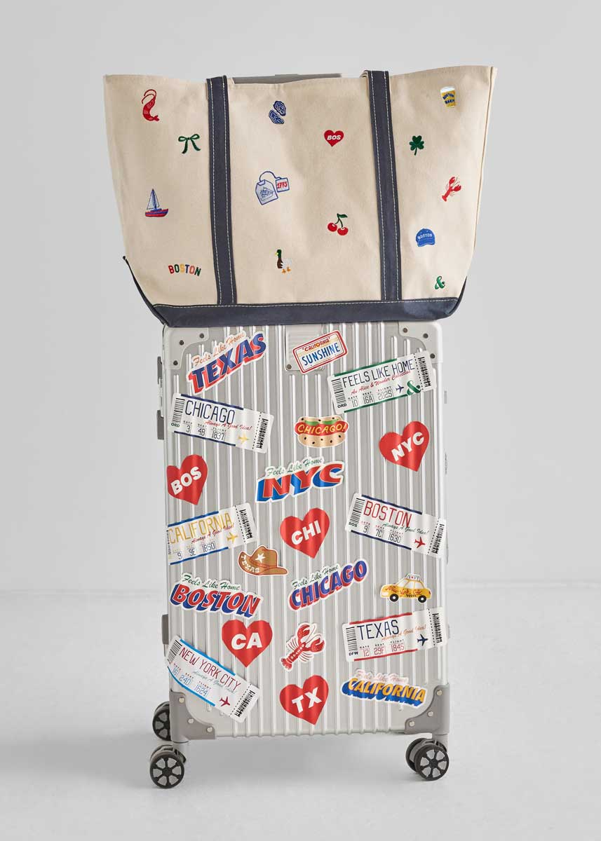 Boston Icons Tote – Mint Julep