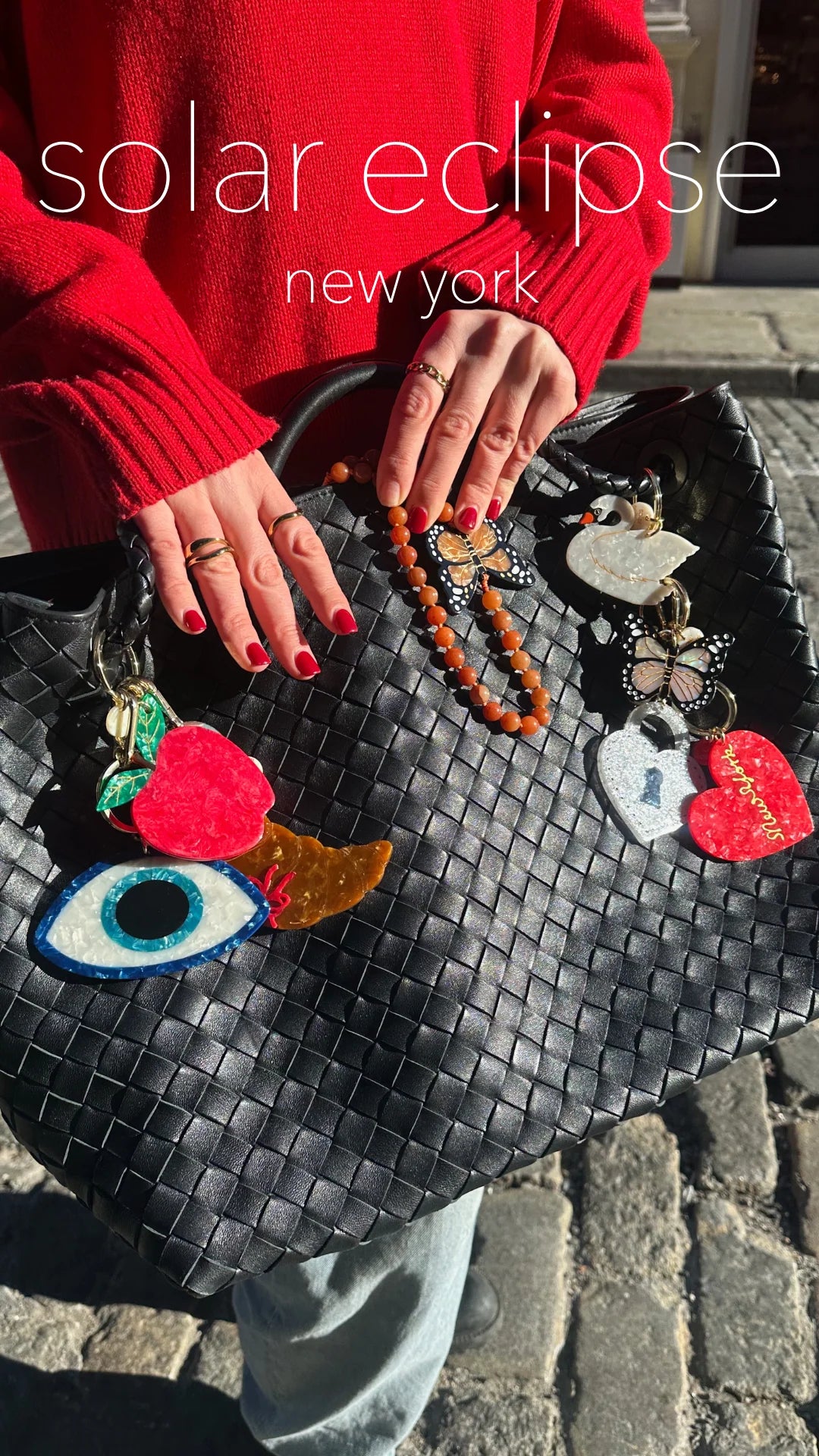 Hand-painted Dachshund Bag Charm + Keychain