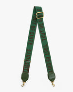 Load image into Gallery viewer, Adjustable Crossbody Strap in Evergreen/Chocolate Tout de Suite
