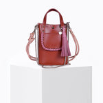 Load image into Gallery viewer, Ame Calf Leather Bag in Terra Blush
