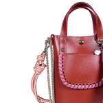 Load image into Gallery viewer, Ame Calf Leather Bag in Terra Blush
