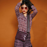 Load image into Gallery viewer, Bum Bag/Crossbody in Aubergine Patent
