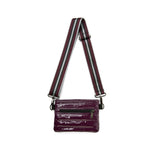 Load image into Gallery viewer, Bum Bag/Crossbody in Aubergine Patent
