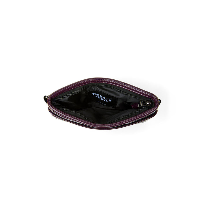 Bum Bag/Crossbody in Aubergine Patent