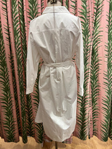 Cindel Woven Dress in Blanc