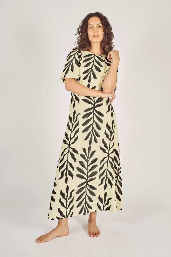 Before Midnight Rene Dress in Black/Cream