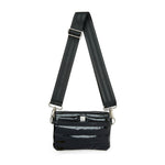 Load image into Gallery viewer, Bum Bag Crossbody in Black Patent
