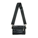 Load image into Gallery viewer, Bum Bag Crossbody in Black Patent
